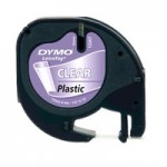 Dymo Letratag Plastik Şerit 12mmx4mt Şeffaf 12267