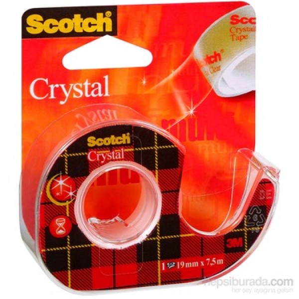 Scotch Kristal Bant Kesicili 19 mm x 7.5 m