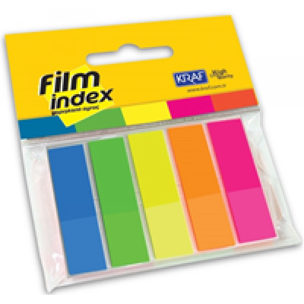 Kraf İndex Film  13x44mm 5 Renk 25 Yp 1344