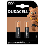 Duracell Alkaline AAA İnce Kalem Pil 1.5 V 2 Adet