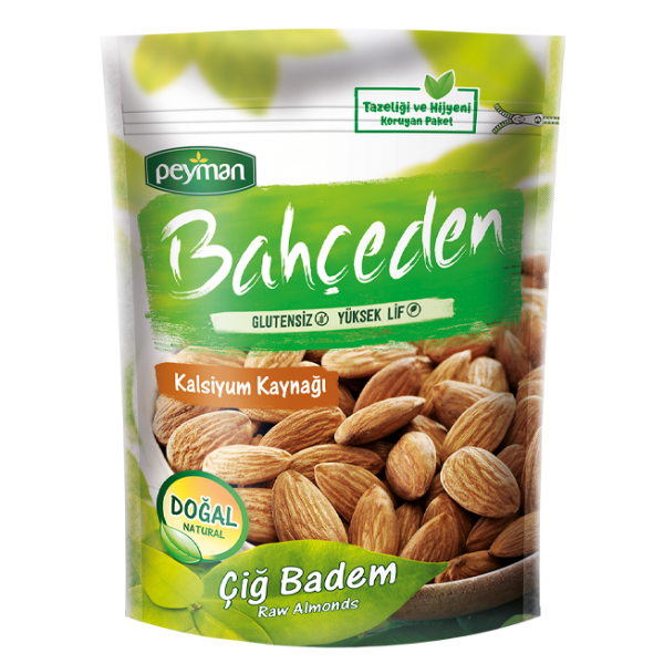 Peyman Bahçeden Glutensiz Çiğ Badem 140 Gr
