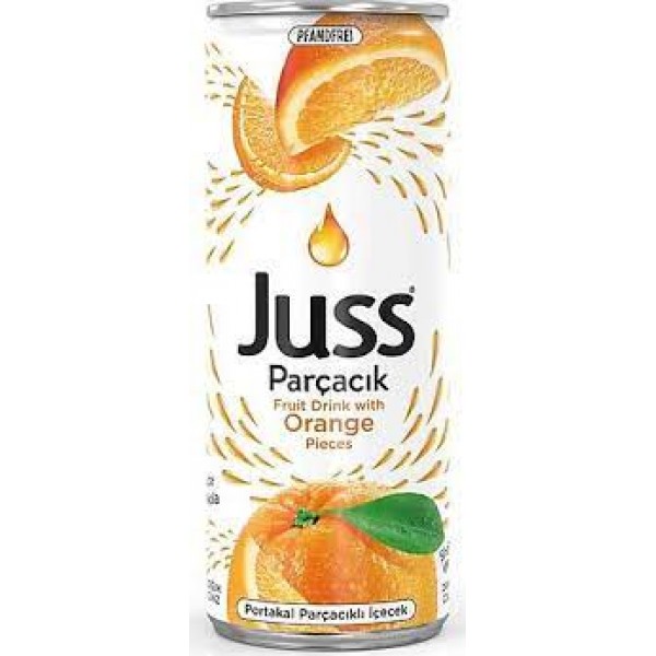 Juss Parçacıklı Portakal 250 Ml x 12