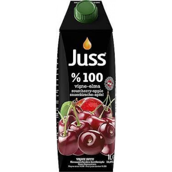 Juss % 100 Vişne Meyve Suyu 1 Lt x 12
