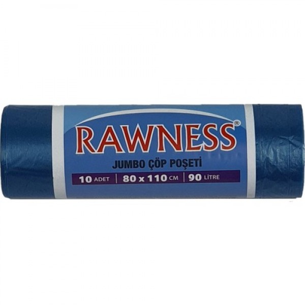 Rawness 80x110 Jumbo Boy Çöp Poşeti 400 GR Mavi