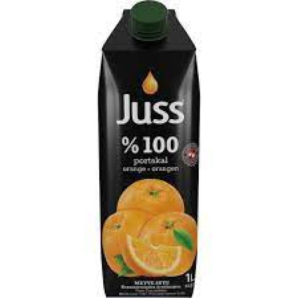 Juss % 100 Portakal Meyve Suyu 1 Lt x 12