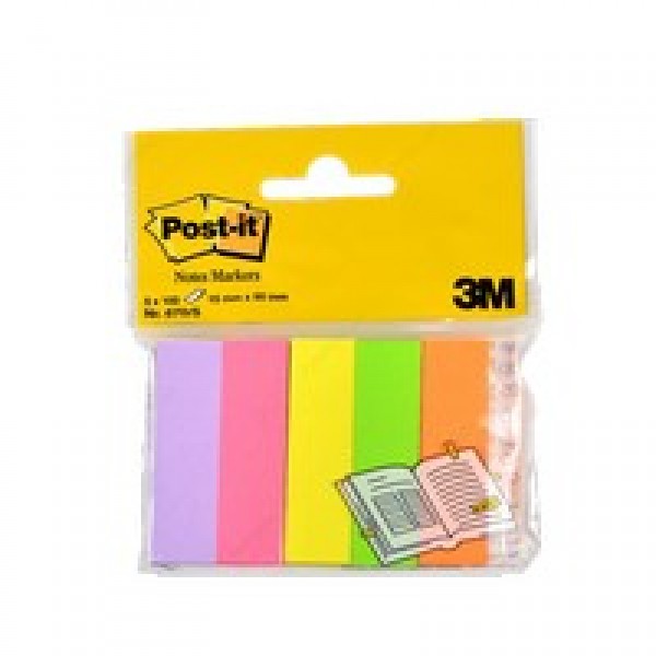 Post-it 670-5 Yapışkanlı Not Kağıdı 5 Renk 15 x 50