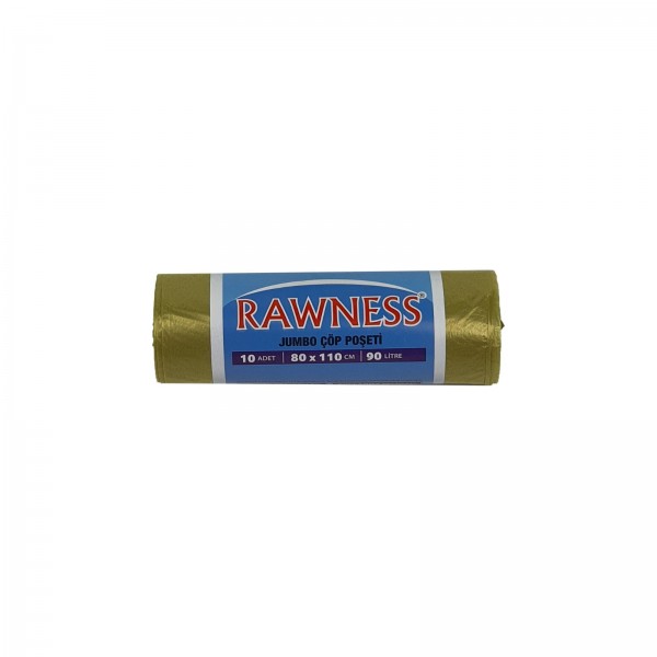 Rawness 80x110 Jumbo Boy Çöp Poşeti 350 Gr Sarı
