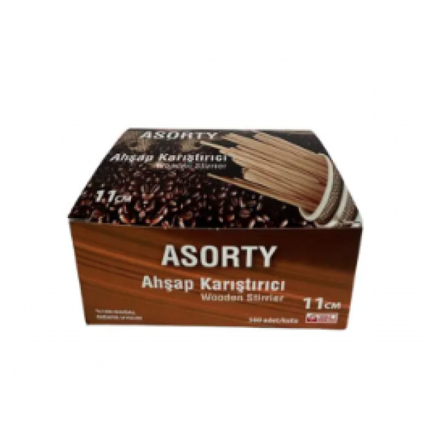 Asorty Tahta Karıştırıcı 500 lü 