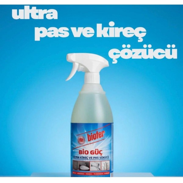 Biofer Bio Mavi Güç Ultra Kireç Çözücü Sprey 1 Lt