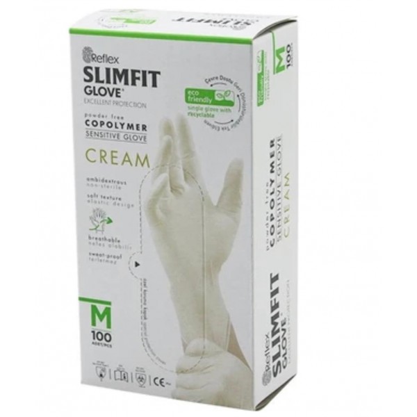 SLİMFİT COPOLYMER MUAYENE ELDİVENİ KREM - MEDİUM