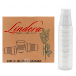 Petkap Plastik Bardak 180 Ml. 3000'li Şeffaf