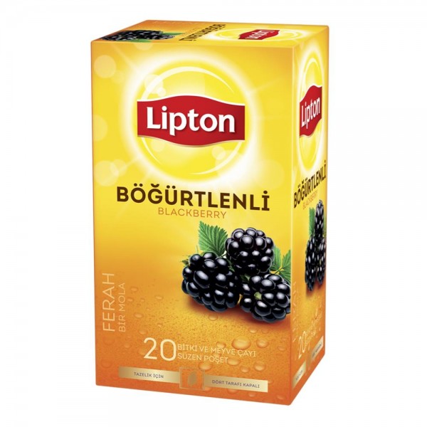 Lipton Bardak Poşet Çay Böğürtlen 2 Gr x 20