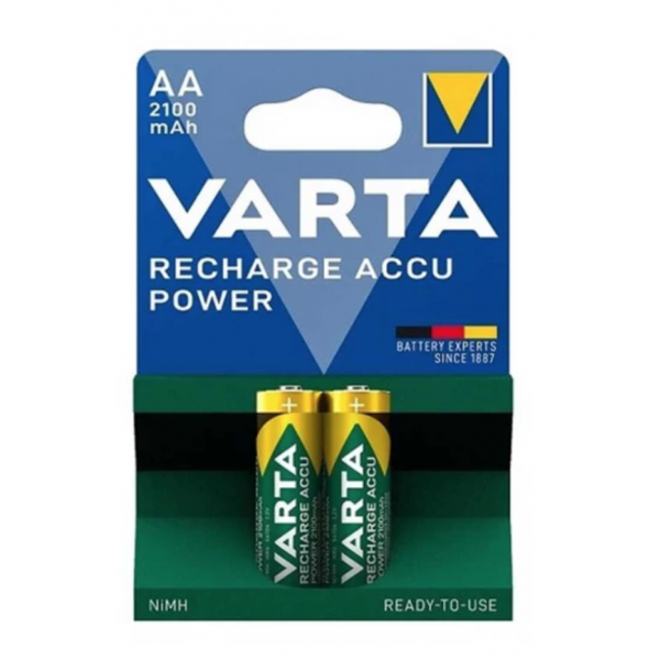 Varta Power 2100mAh AA Şarj Edilebilir Kalem Pil 2'li Paket (Blister)