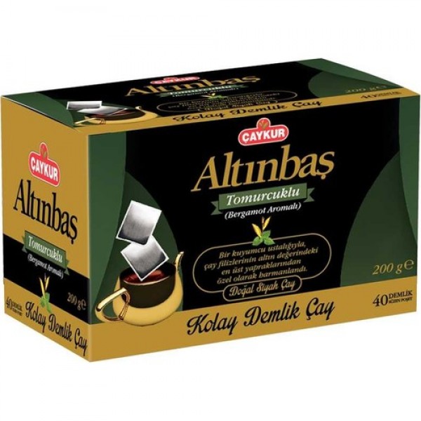 Çaykur Altınbaş Tomurcuklu Demlik Çay  Bergamot Aromalı 200 Gr