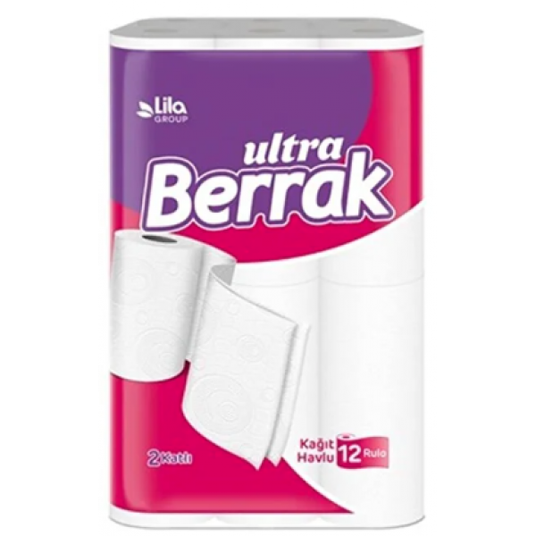 Berrak Kağıt Havlu 12 Li - 2 Katlı