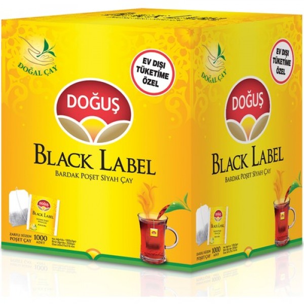 Doğuş Black Label Süzen Bardak Poşet Çay 2 G X 1000 Adet