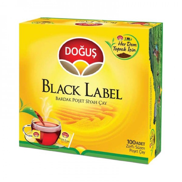 Doğuş Black Label Süzen Bardak Poşet Çay 2 G X 100 Adet