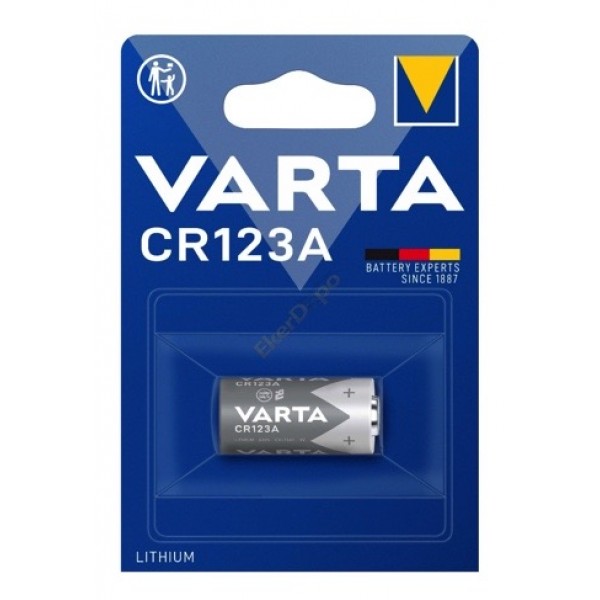 Varta CR123A Lıthıum 3V Tekli Pil 