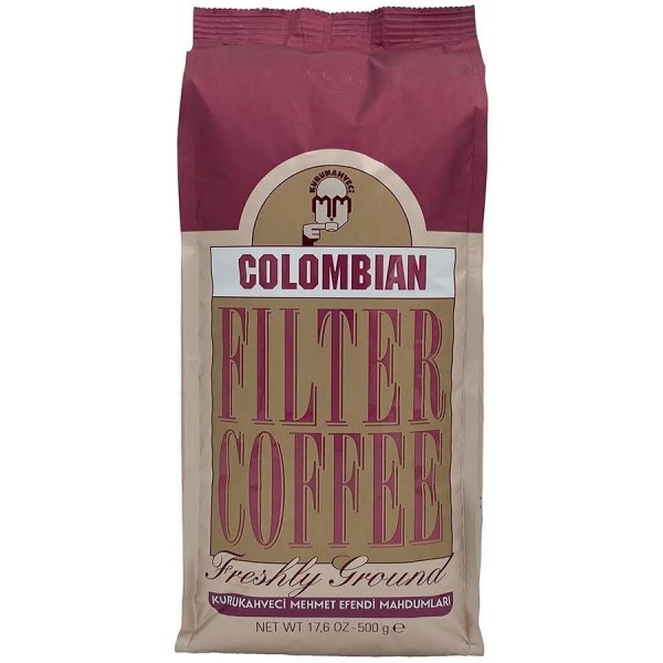 Kurukahveci Mehmet Efendi Colombian Filtre Kahve 500 G
