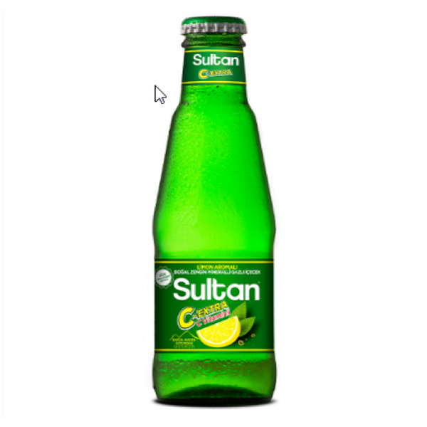 Sultan Maden Suyu C Ekstra Limonlu 200 Ml x 6 Adet
