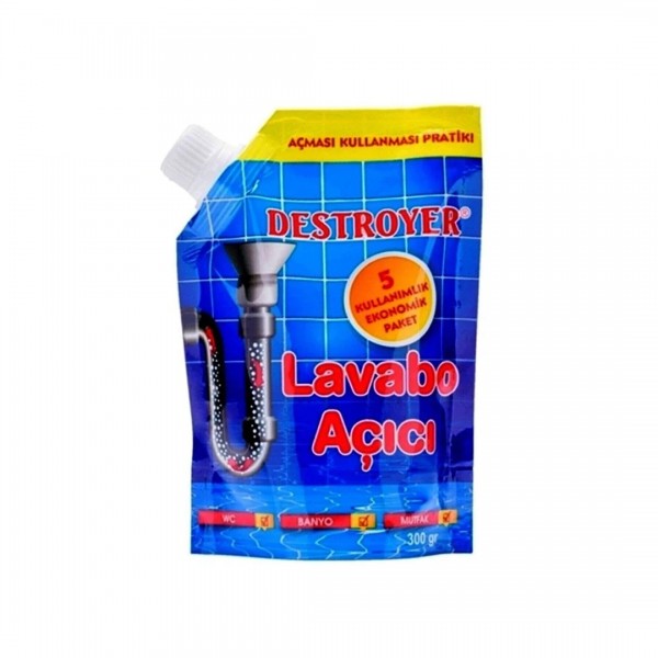 Destroyer 300 Gr Granül Logar Açıcı Lavabo Açıcı