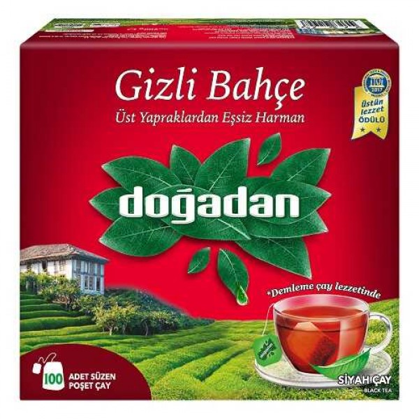 Doğadan Gizli Bahçe Bardak Poşet Çay 2 G X 100 Adet