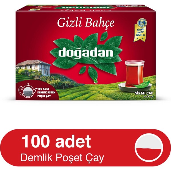 Doğadan Gizli Bahçe Demlik Poşet 3.2 Gr x 100 Adet