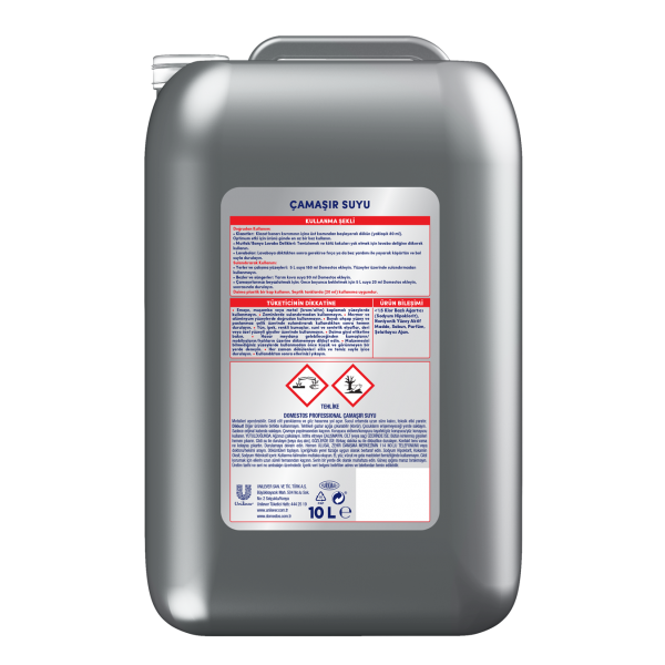 Domestos Profesyonel Çamaşır Suyu 10 Lt