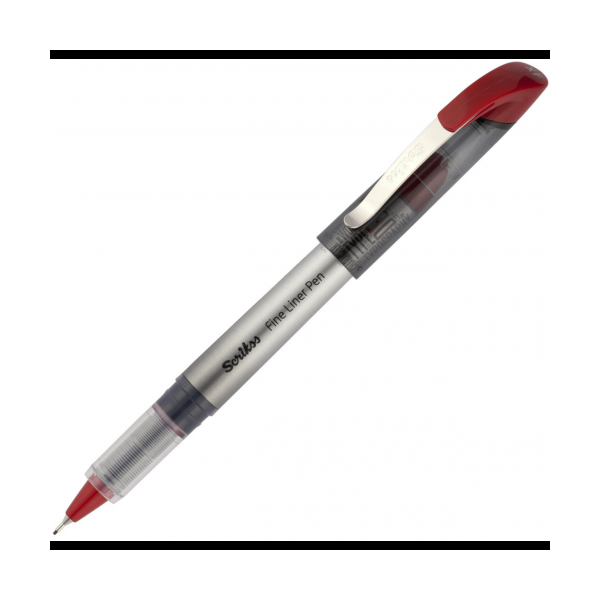 Scrikss Fine Liner Pen FL-68 Kırmızı