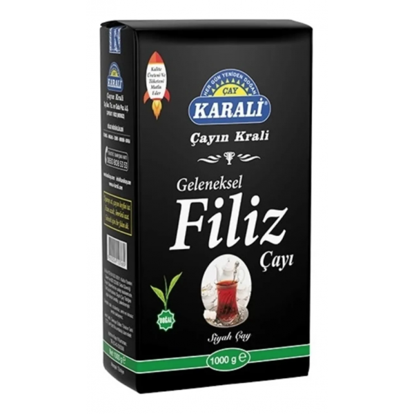 Karali Geleneksel Filiz Siyah Dökme Çay 1 Kg
