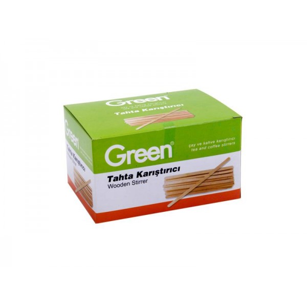 Green Ahşap Karıştırıcı %100 Bambu