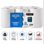 Fanus Hareketli Havlu 3 Kg - 6 Rulo (Süper Ekonomik)