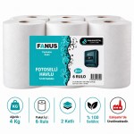 Fanus Hareketli Havlu 4 Kg - 6 Rulo (Süper Ekonomik)