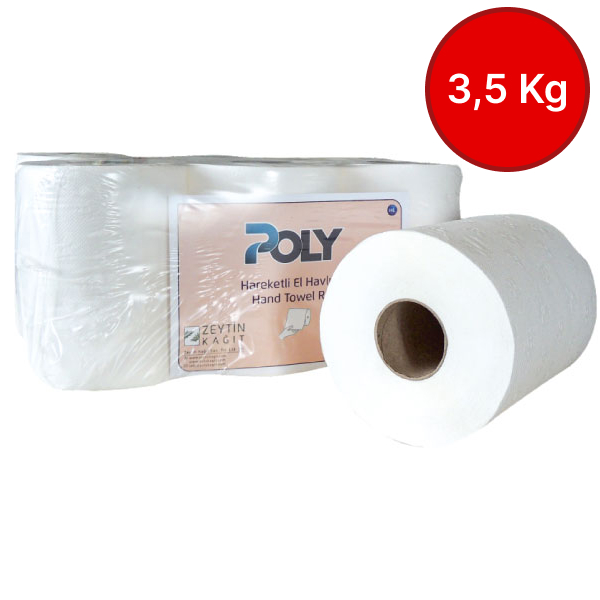 Poly Hareketli Havlu 3.5 Kg 6 Rulo