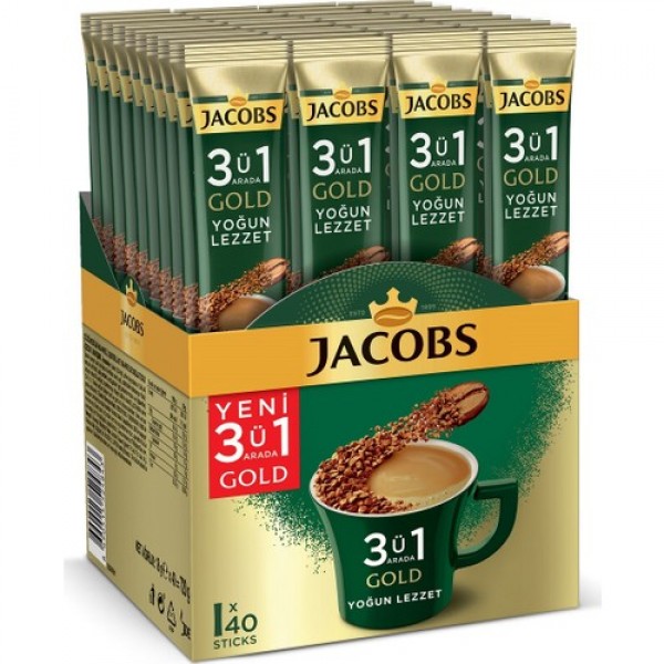 Jacobs 3ü1 Arada Yoğun Lezzet 18Gr X 40 Adet
