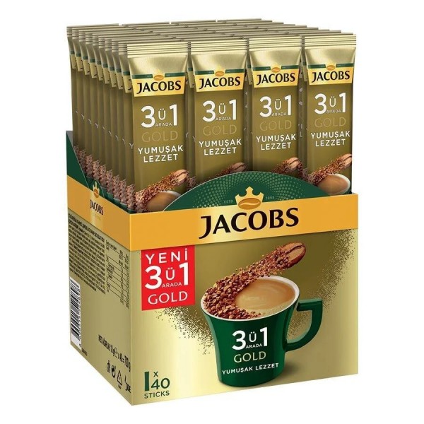Jacobs 3ü1 Arada Yumuşak Lezzet 18Gr x 40 Adet