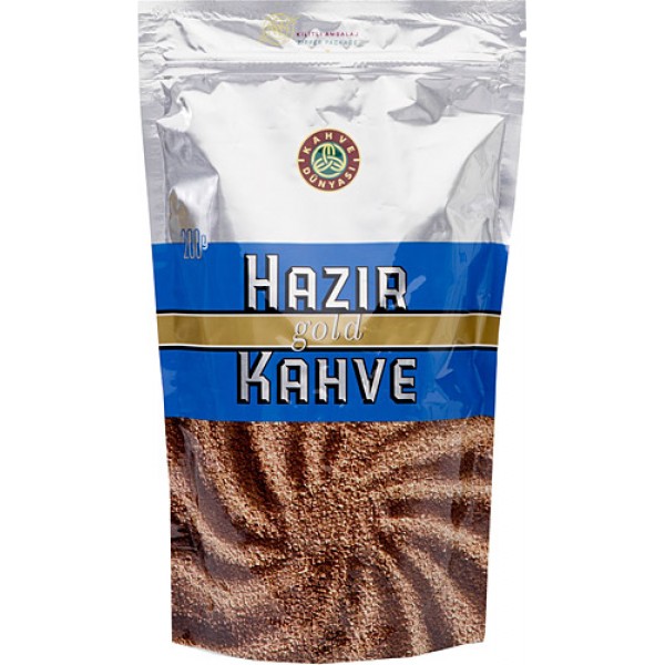 Kahve Dünyası Gold Hazır Kahve Poşet  200 Gr
