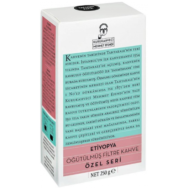 Kurukahveci Mehmet Efendi Ethiopian Filtre Kahve 250 Gr