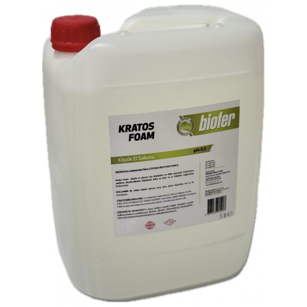 Biofer 5 Lt Kratos Foam Köpük El Sabunu 