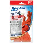 Dolphin Temizlik Eldiveni Kırmızı Large (9-9,5)