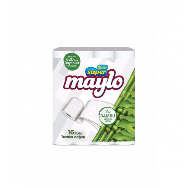 Maylo Süper Tuvalet Kağıdı 16'li Bambu