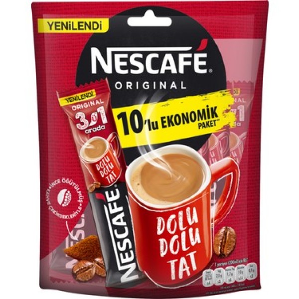 Nescafe 3ü 1 Arada X 10 Adet