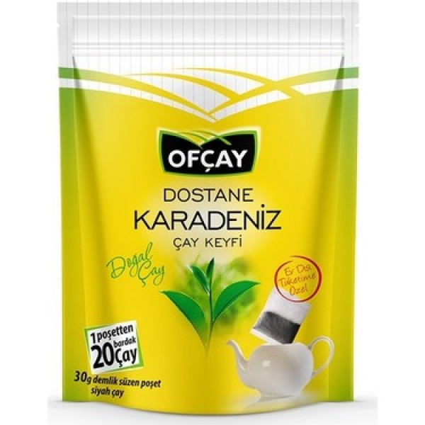 Ofçay Dostane Karadeniz 30x30 Gr Demlik Poşet Çay