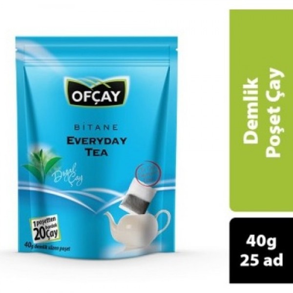 Ofçay Bitane Everyday Tea Demlik Poşet 1Kg (40Gr x 25Adet) 