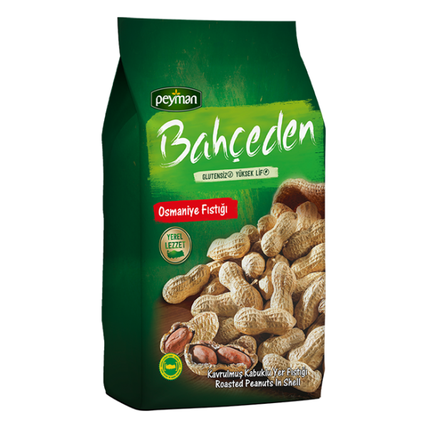 Peyman Bahçeden Glutensiz Kavrulmuş Osmaniye Kabuklu Yer Fıstığı 250 Gr