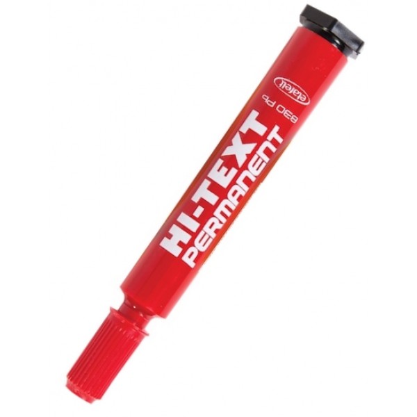 Hi-Text Permanent Marker Yuvarlak Uç Kırmızı 830pb