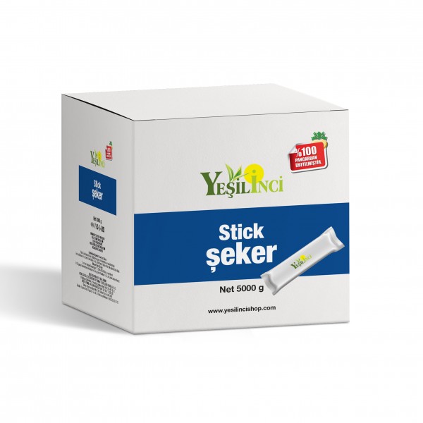 Yeşil İnci Stick Şeker 5000 Gr