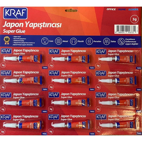 Kraf Japon Yapıştırıcı 3g 760G