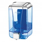 Palex Sıvı Sabun Dispenseri Şeffaf Krom 500 cc