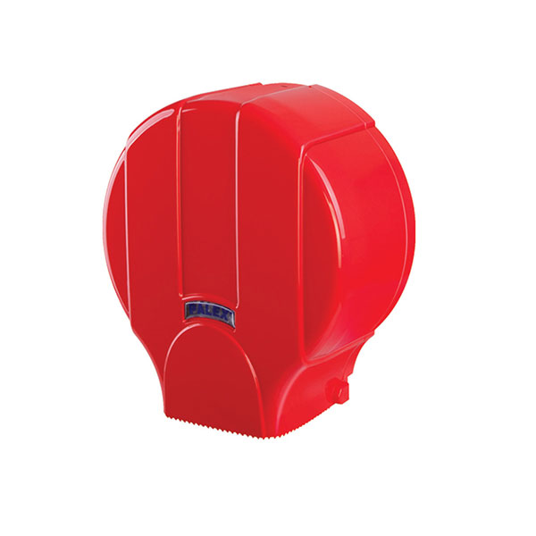 Palex Standart Jumbo Dıştan Çekmeli Tuvalet Kağıdı Dispenseri - Kırmızı